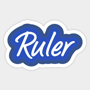 Ruler Sticker